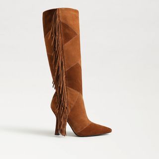 Sam Edelman, Ellis Wide-CalfKnee High Fringe Boot