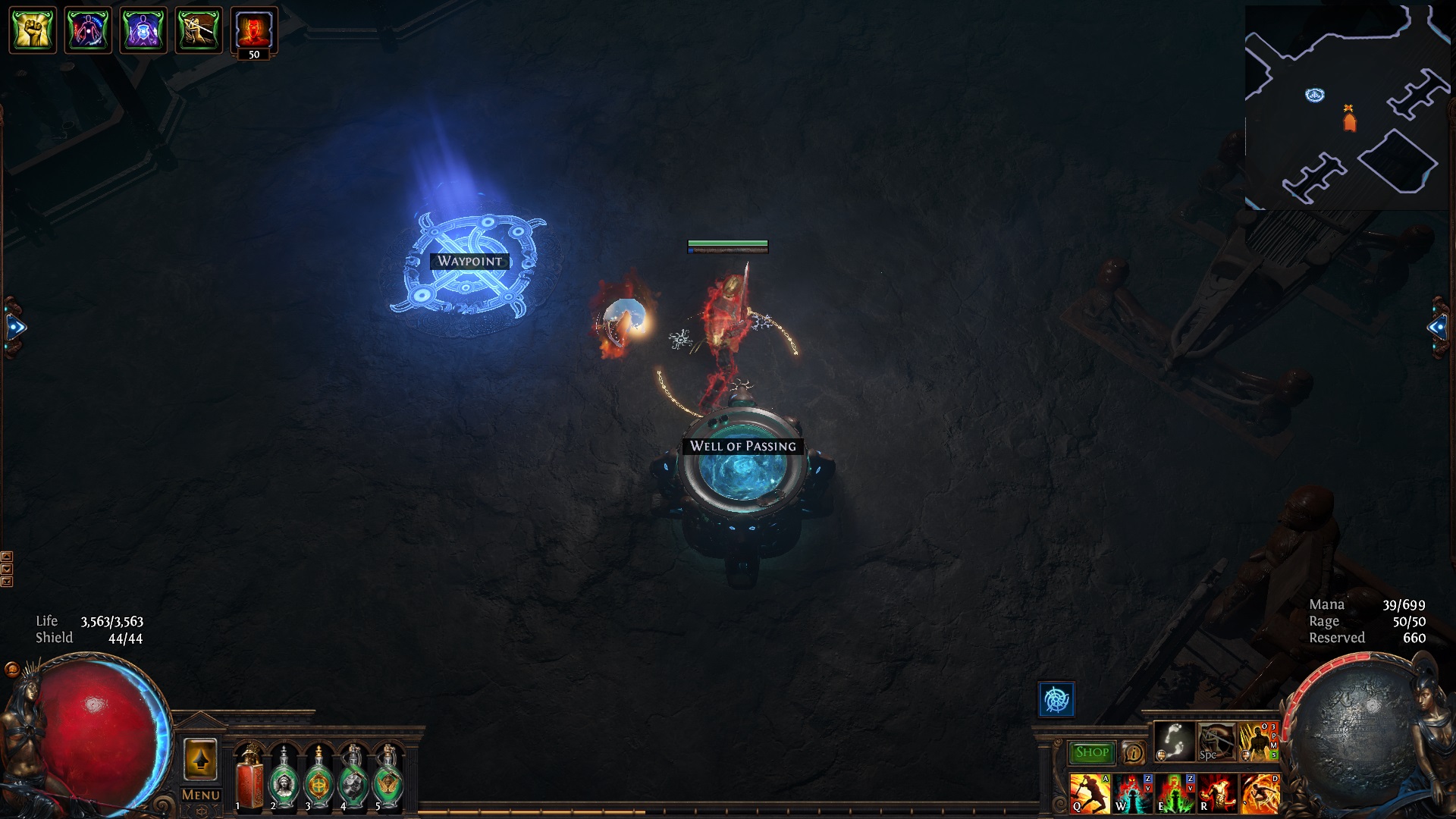 The new Well of Passing in PoE