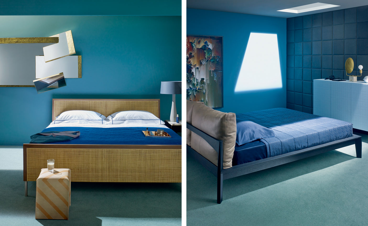 Left: Piano bed Right: Wish bed