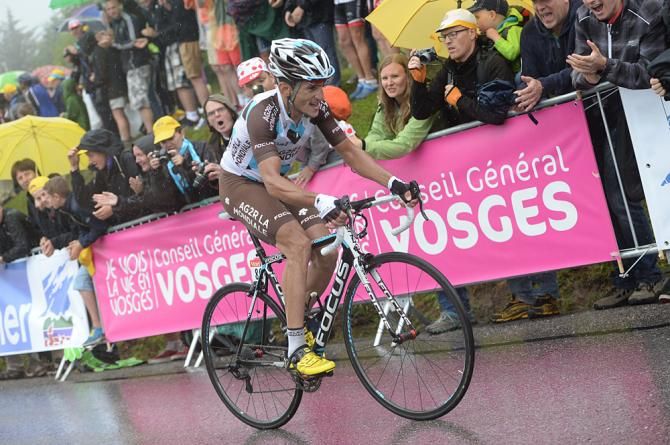 Blel Kadri (Ag2r La Mondiale) takes the stage 8 victory