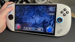 Lenovo Legion Go S playing Path of Exile 2