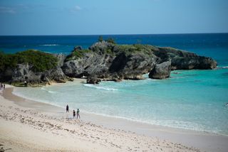 A lovely beach in Bermuda