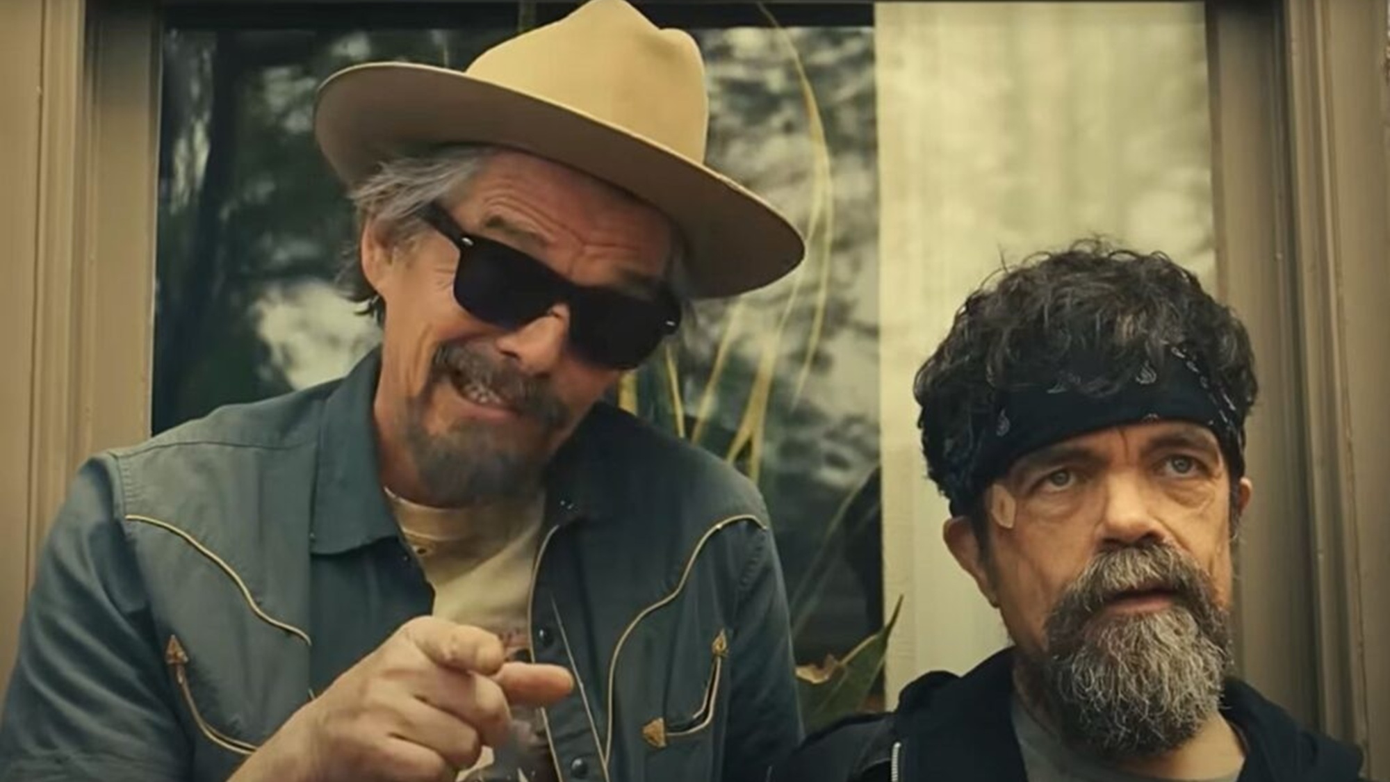 Ethan Hawke and Peter Dinklage in The Lowdown