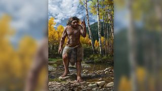 This illustration shows what "Dragon man" may have looked like during his lifetime at least 146,000 years ago.
