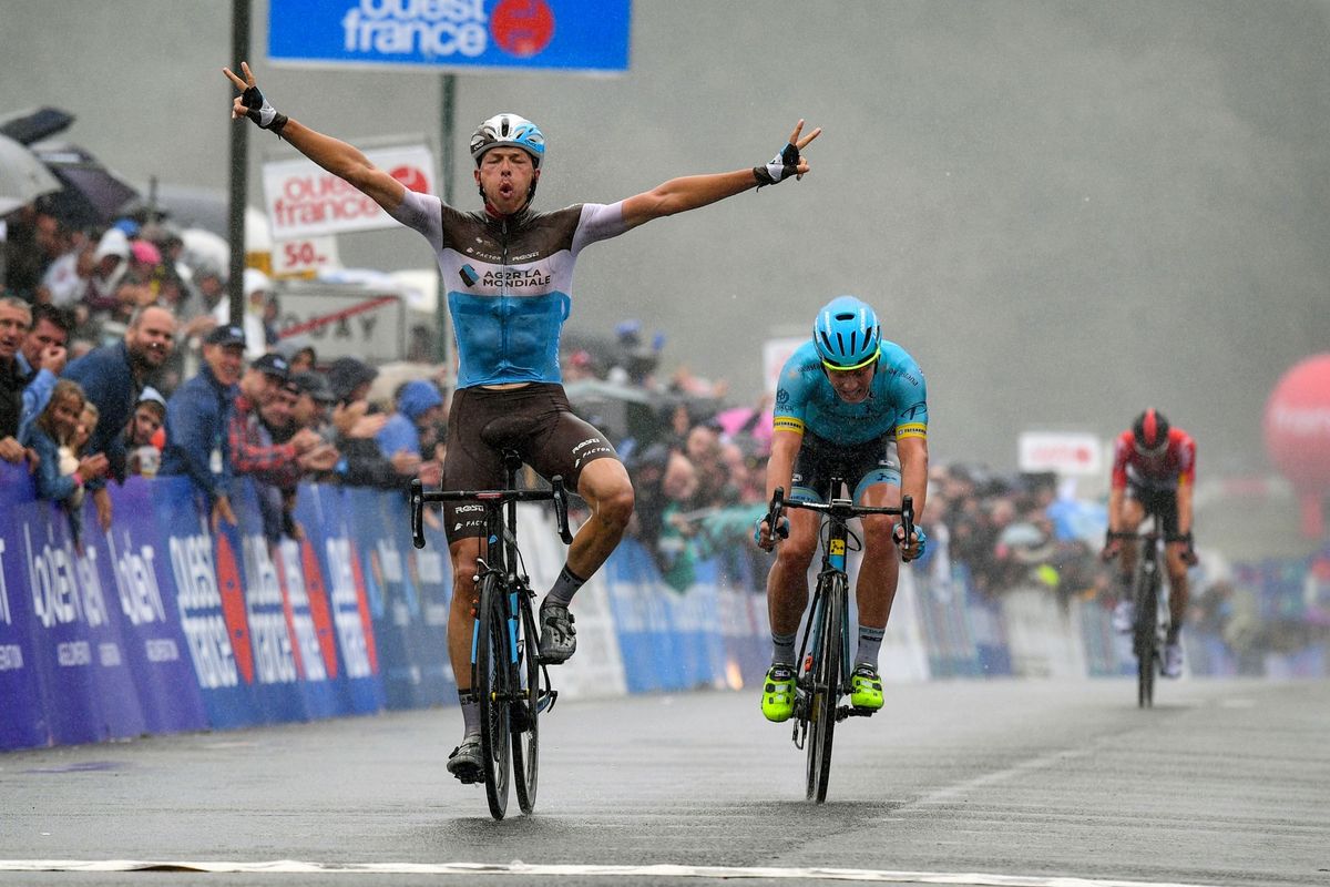 Oliver Naesen (AG2R La Mondiale) wins the Bretagne Classic