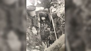 Blair Atholl Man's long cist burial was found in 1985.