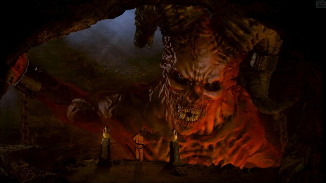 The devilish Beast in Doctor Who episode "The Satan Pit"