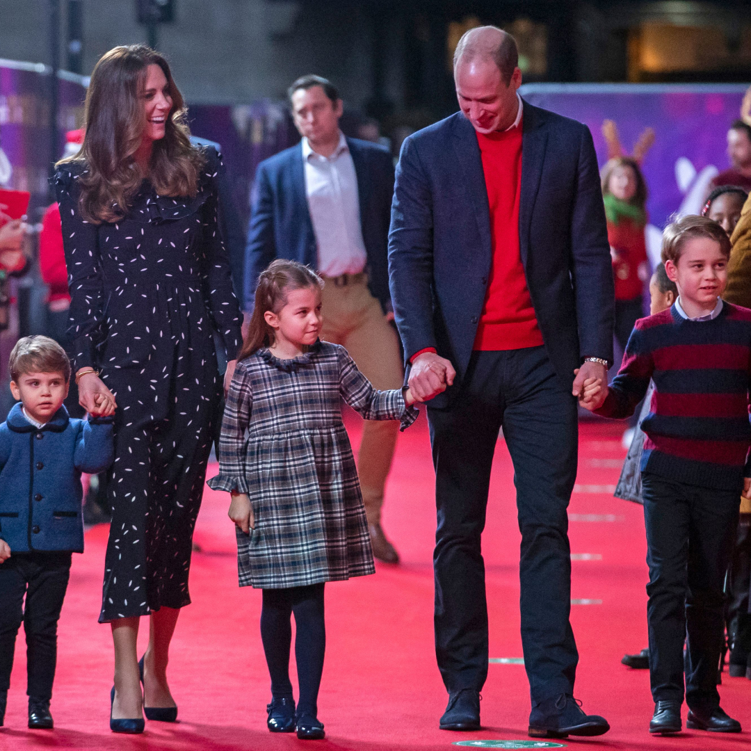 Prince Louis wears Prince George's Sweater