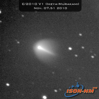 Comet Ikeya-Murakami (C/2010 V1) appears to brightening, signifying it could be in the middle of an outburst. Furthermore, the comet&#039;s gaseous head or &quot;coma&quot; bears a striking resemblance to that of Comet Holmes, which experienced a dramatic brightening an