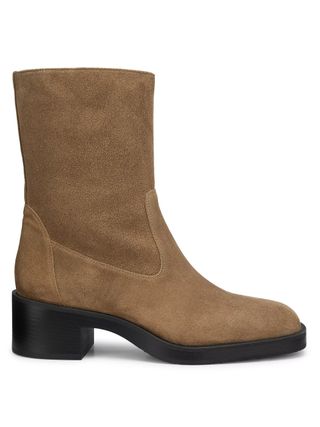 Stuart Weitzman, Kaia 40MM Sport Suede Booties