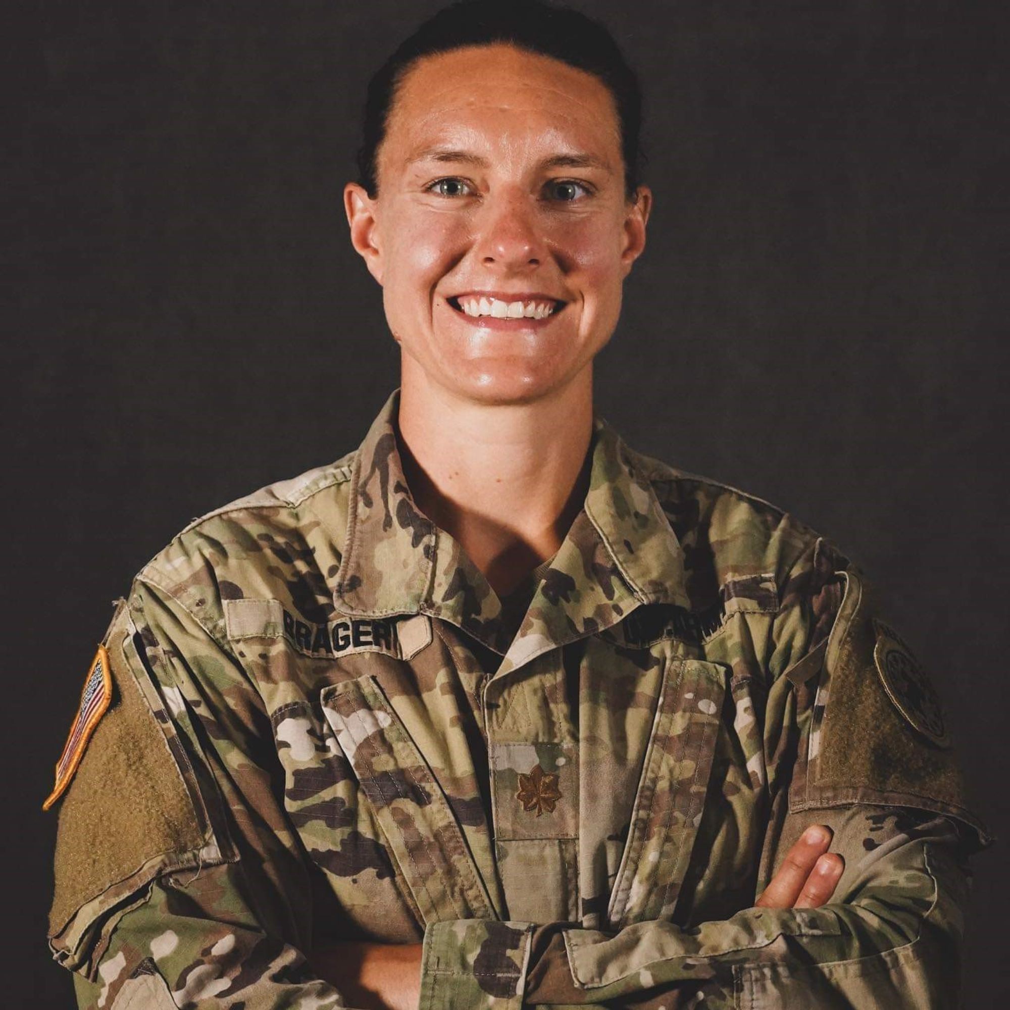 Headshot of Major Alison Brager.