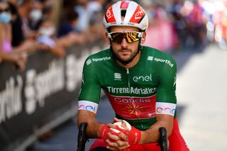 Nathan Haas (Cofidis) wears the mountains jersey at Tirreno-Adriatico in 2020