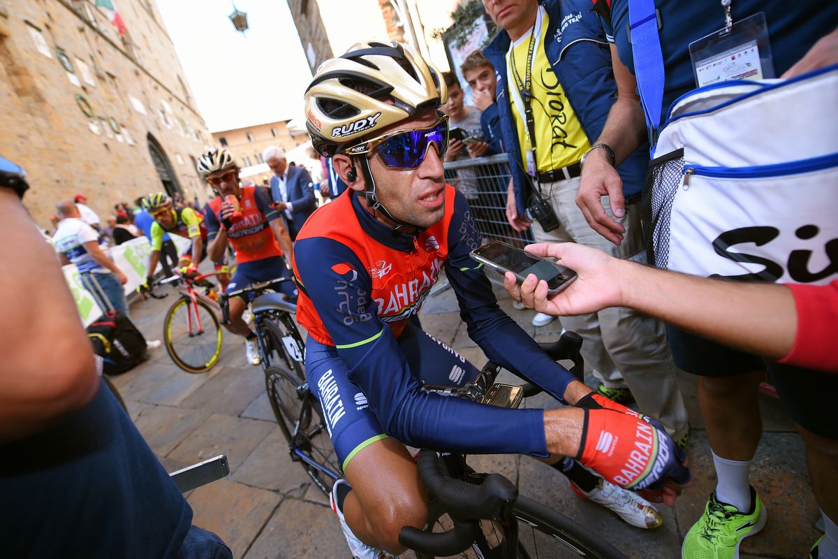Vincenzo Nibali (Bahrain-Merida) post-race