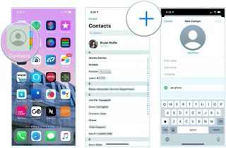 How to add a contact on iPhone and iPad: Open the Contacts app, tap on the plus sign on the plus sign. Add the necessary information for your new contact