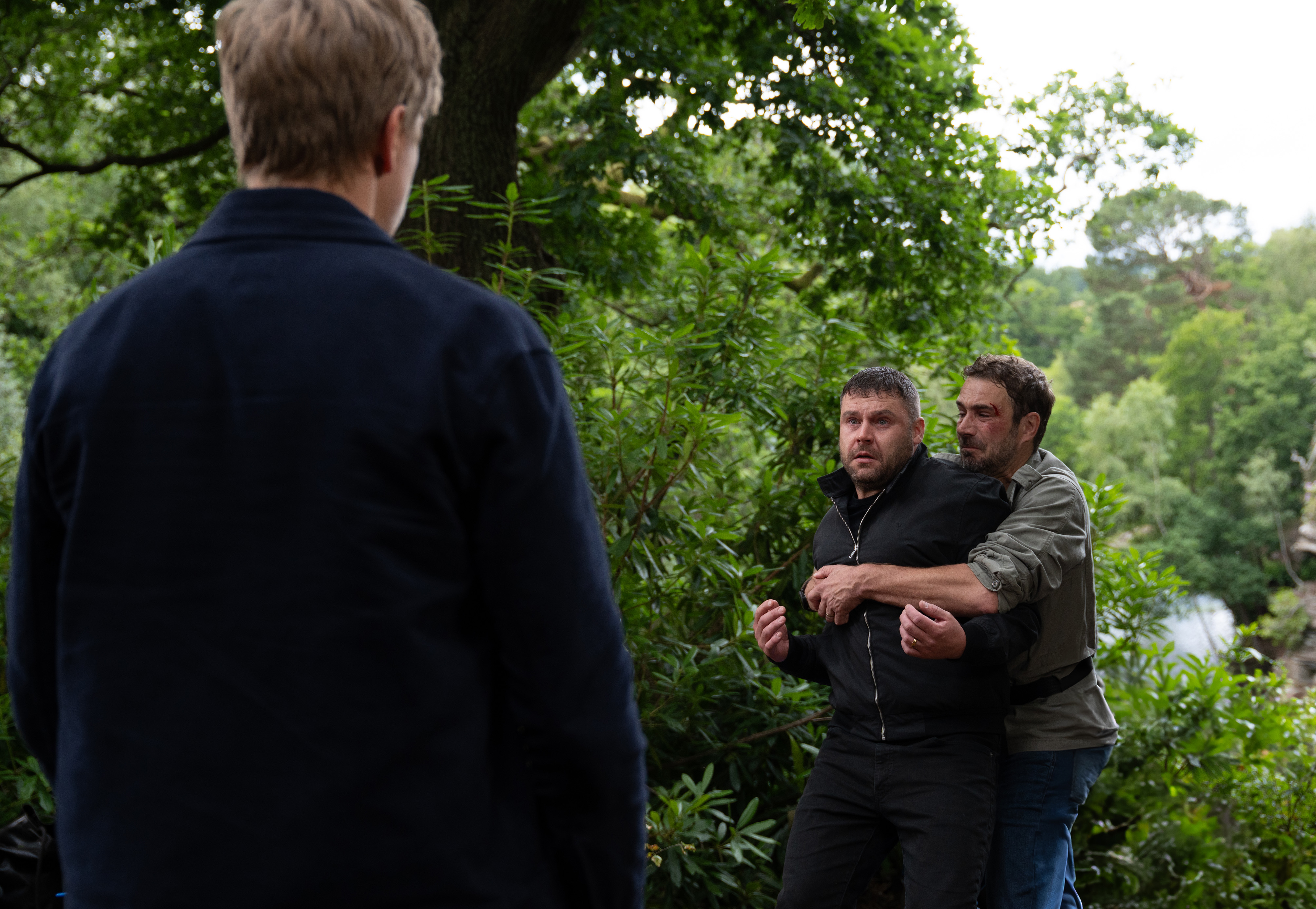 Robert finds John and Aaron