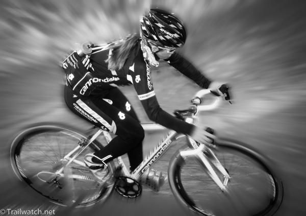 Katie Antonneau (Cannondale) warming up