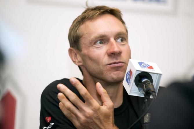 Jens Voigt at his last pre-race press conference