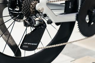 CeramicSpeed OSPW Aero pulley system view from the driveside
