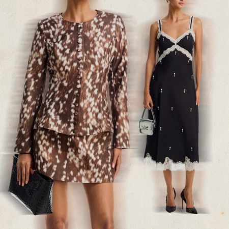 Collage of AQUA x Nicky Hilton collab collection