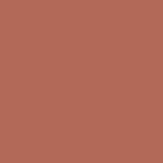 A terracotta colored paint square