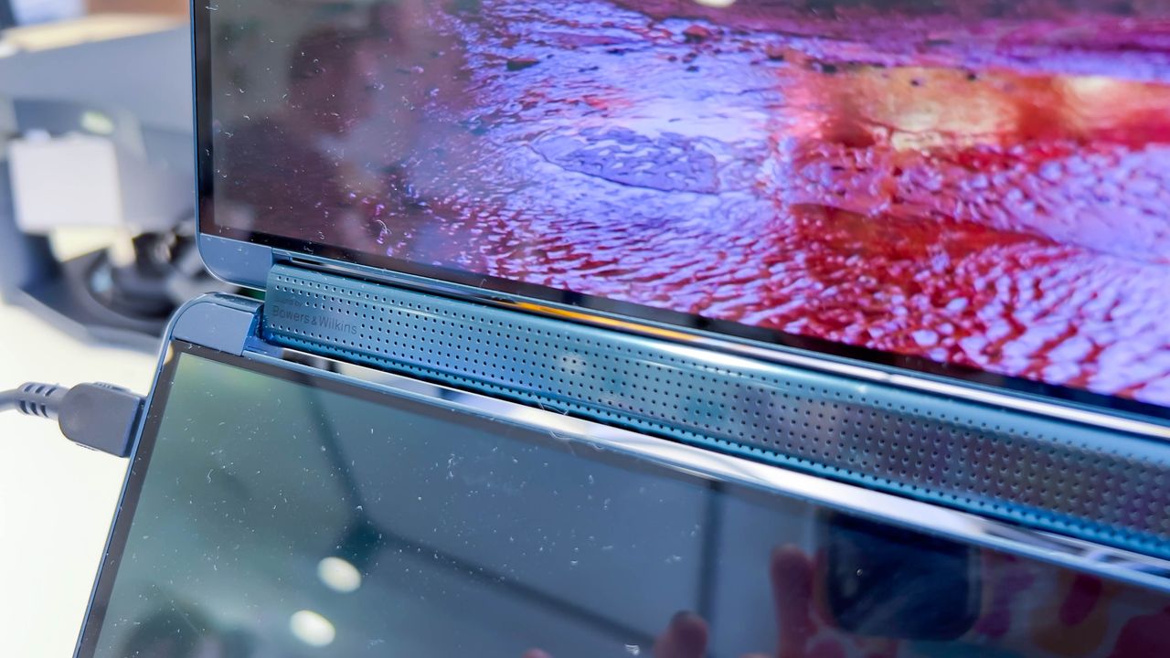 Lenovo Yoga Book 9i at the TR London office