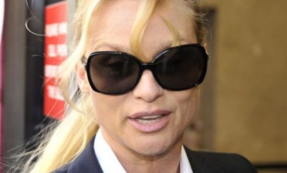 Nicollette Sheridan arrives in court where she is suing "Desperate Housewives" creator Marc Cherry for wrongful termination.