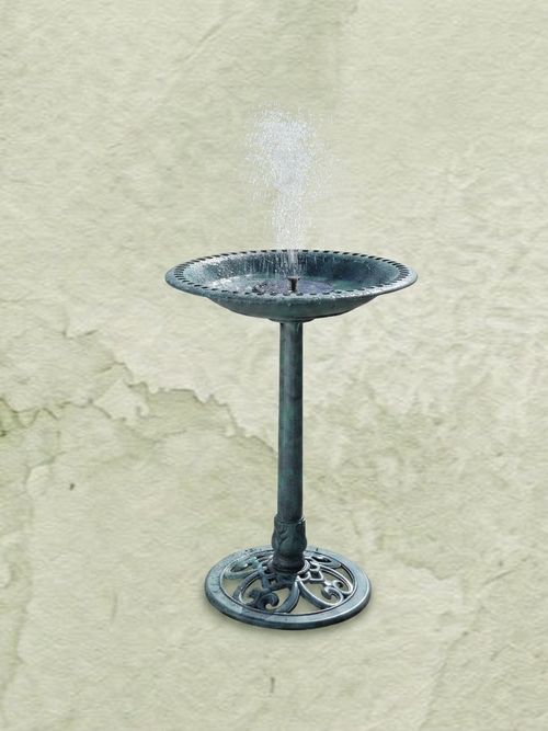 Lark Manor Armance Birdbath With Fountain