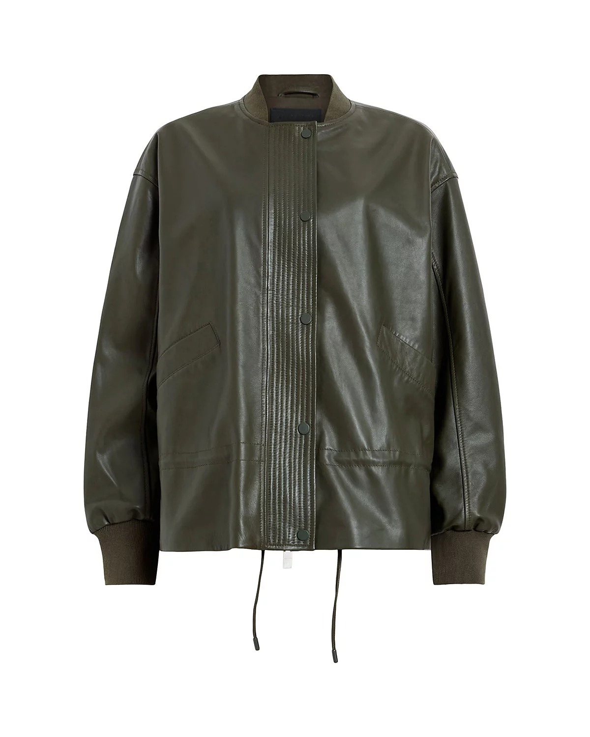 Sofi Leather Bomber Jacket