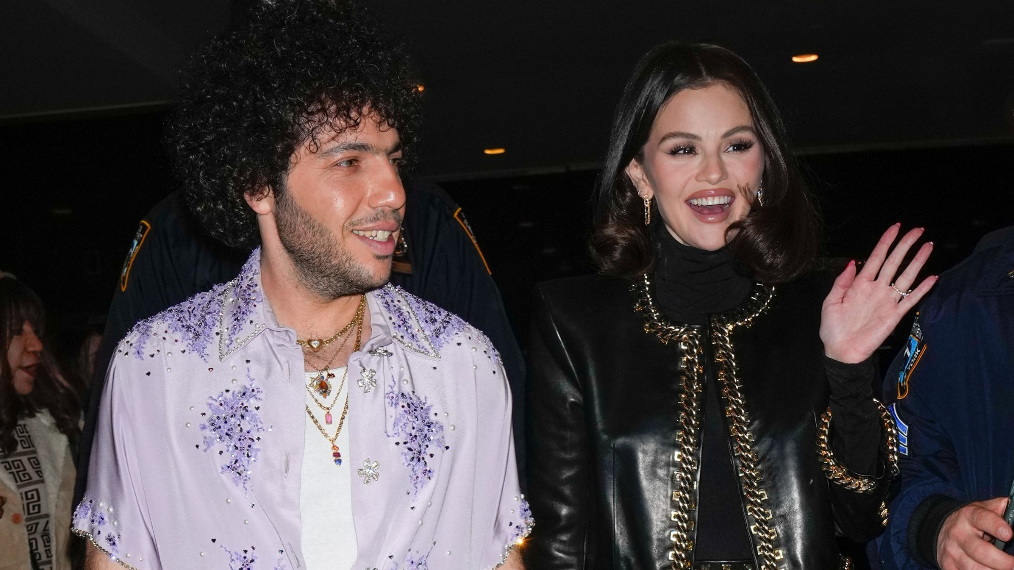 Benny Blanco and Selena Gomez in New York City