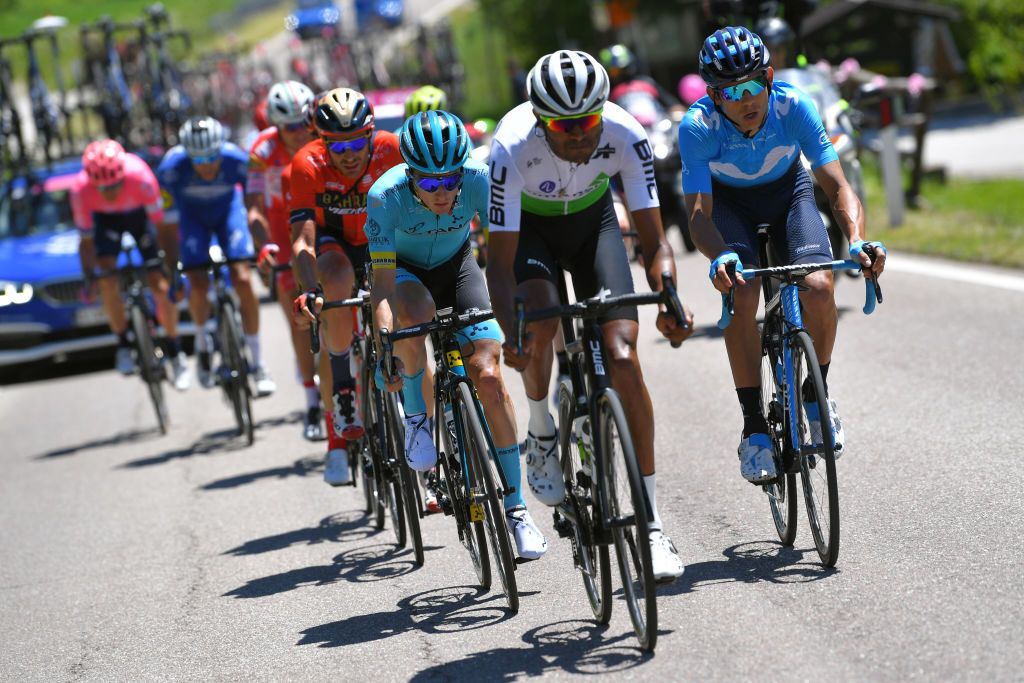 Amanuel Ghebreigzabhier (Dimension Data) in the break