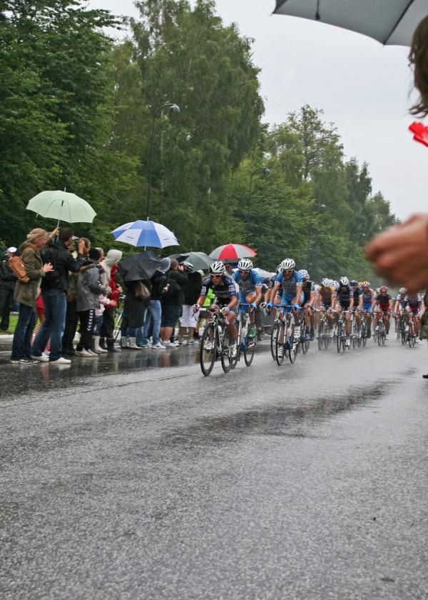 The riders faced poor weather on the final stage
