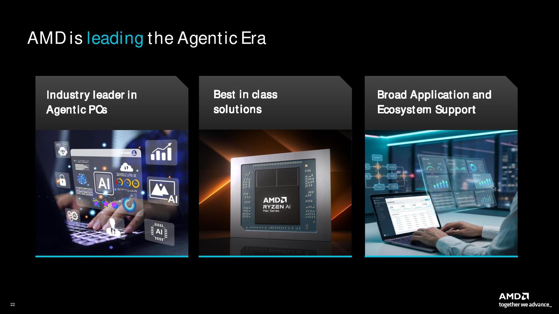 AMD agentic PC presentation.