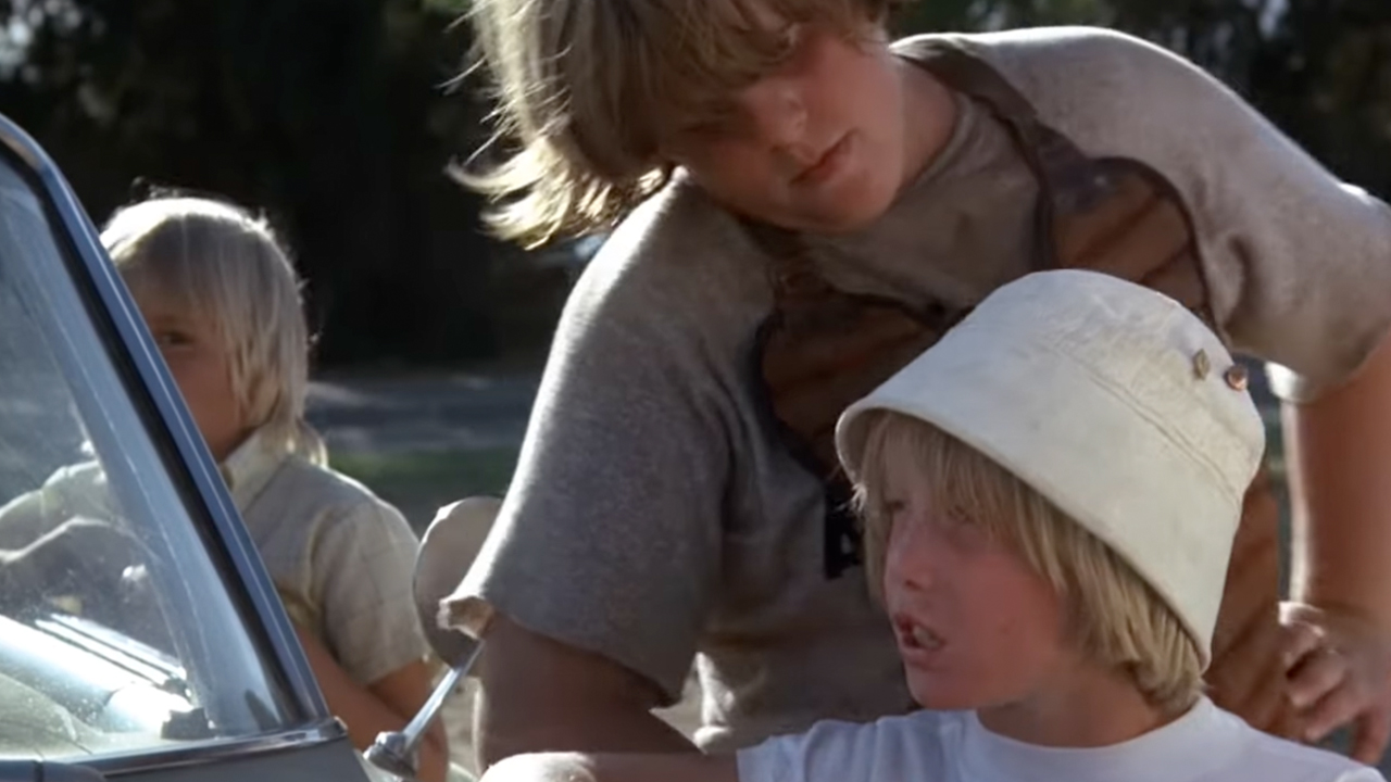 Tanner delivering his infamous line in The Bad News Bears