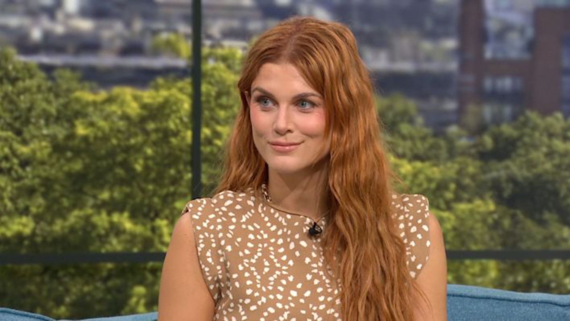 Ashley James appearing on This Morning