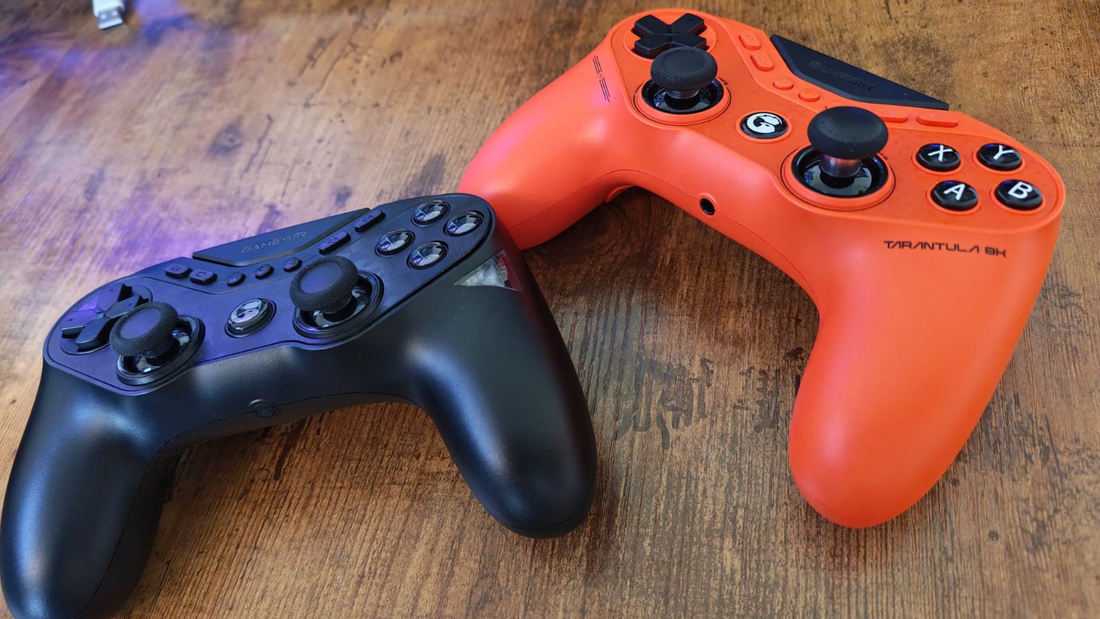 The GameSir Tarantula 8K next to its original Tarantula Pro sibling