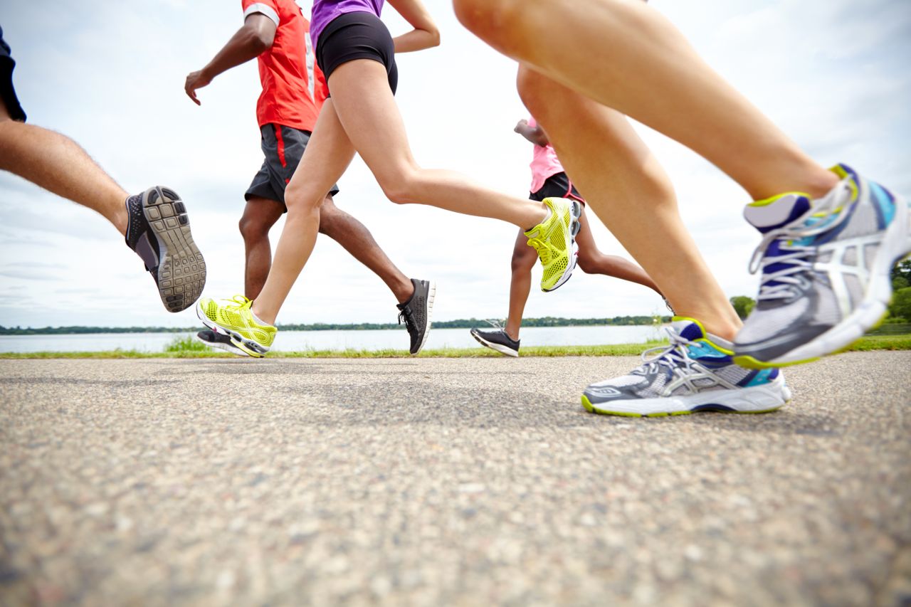 A group of women in some of the best running shoes for women