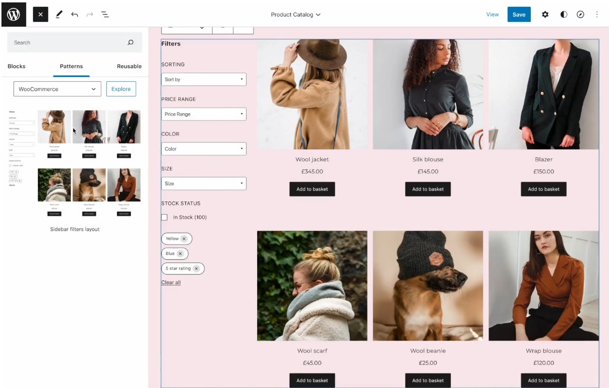 Web store WooCommerce