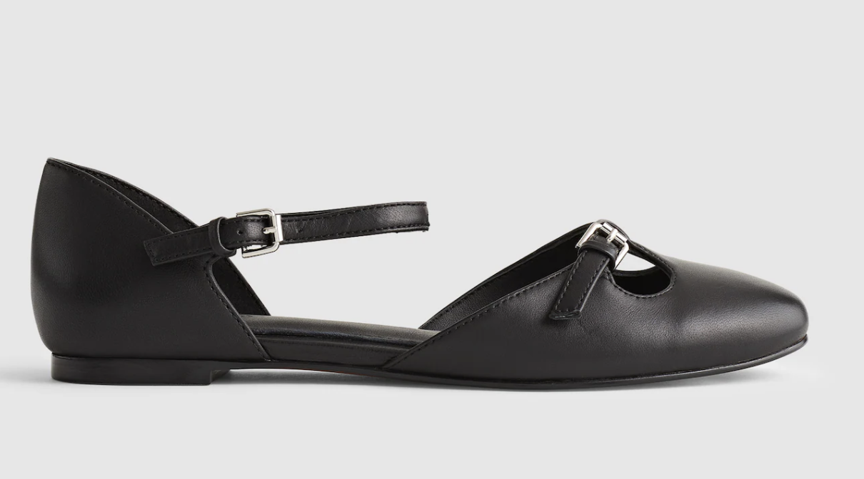Madewell, The Hester Ankle-Strap d'Orsay Flat