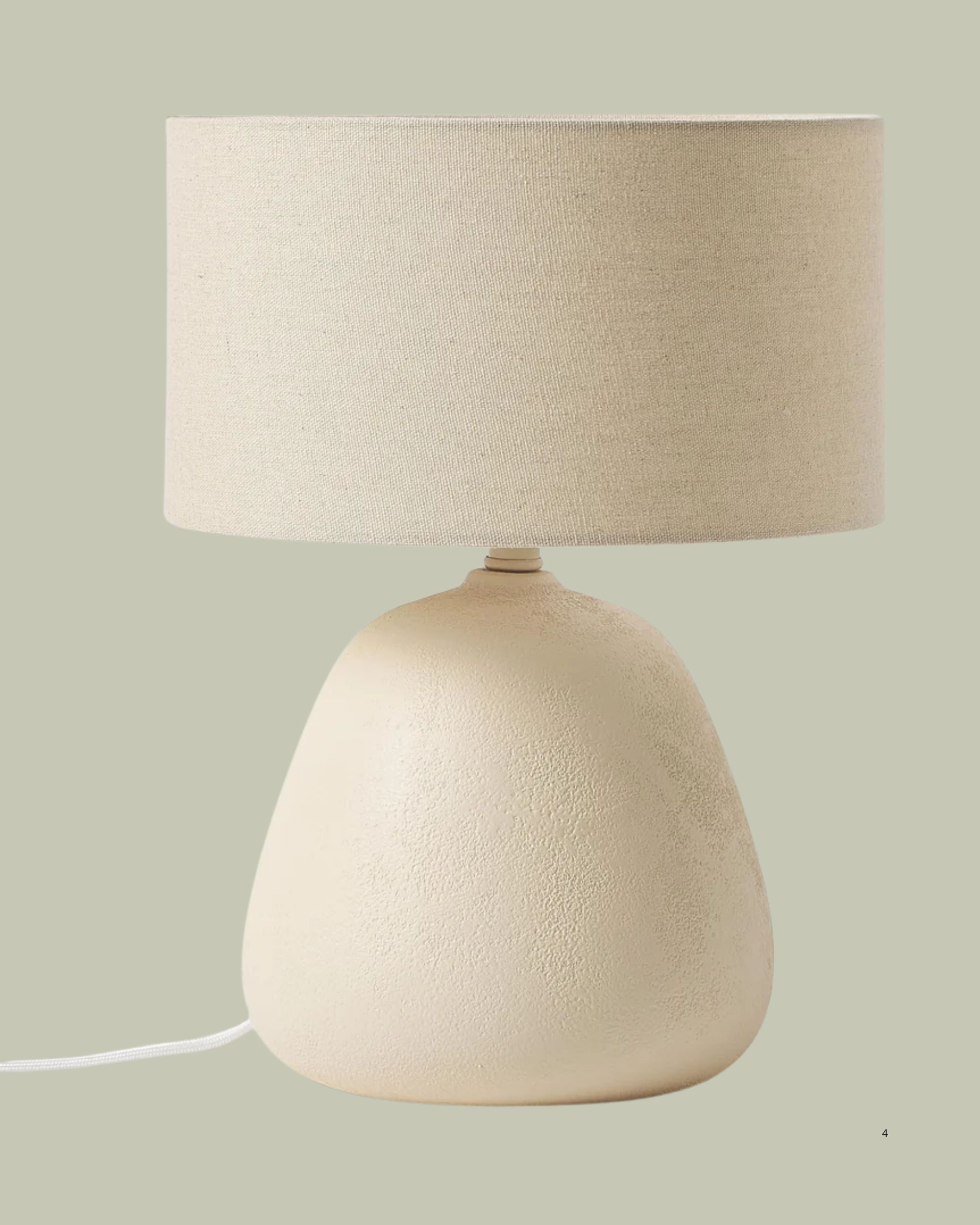 Westwing Collection, Ceramic Table Lamp Eileen