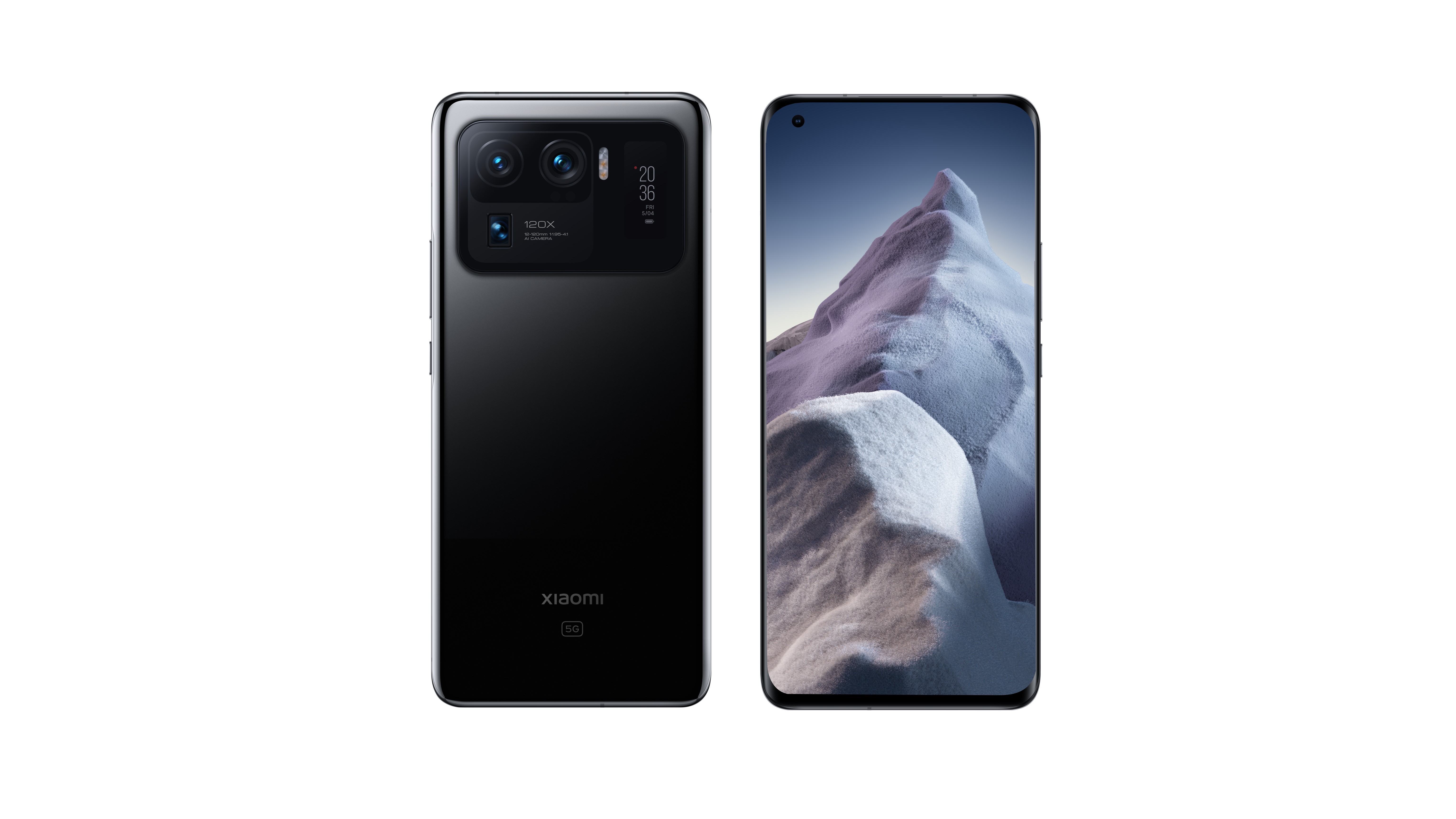 Xiaomi Mi 11 Ultra Android phone front and back