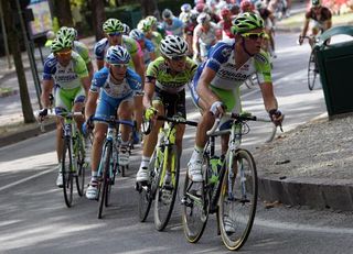 Liquigas-Cannondale put Cameron Wurf to work chasing