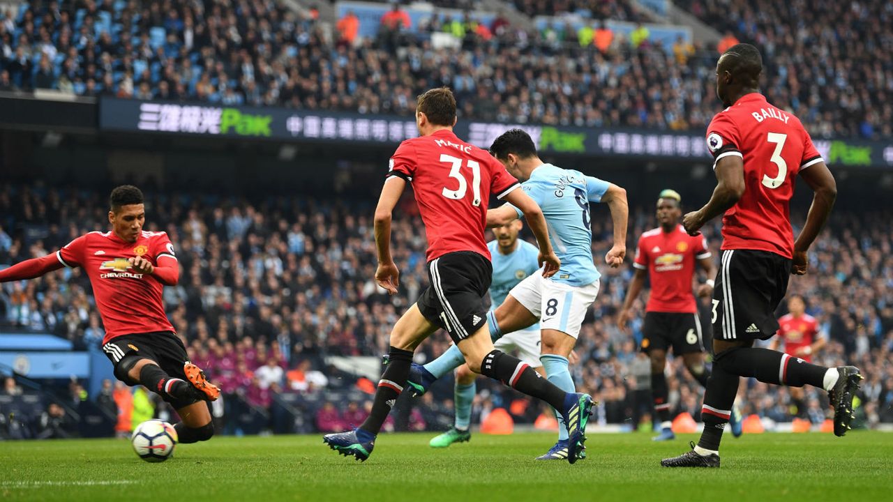 Ilkay Gundogan goal Man City vs Man Utd