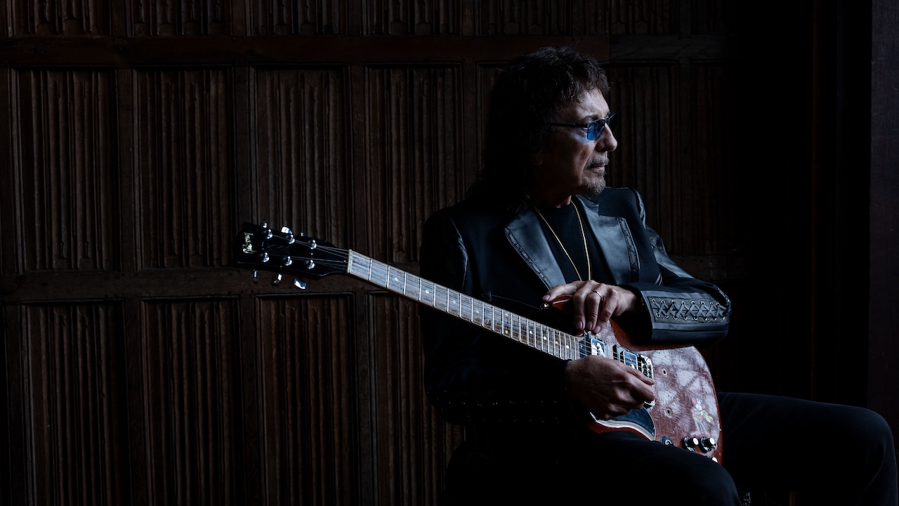 Tony Iommi with a Gibson SG