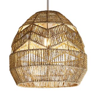 Inlight Rhea Natural Rattan Lampshade from B&Q 