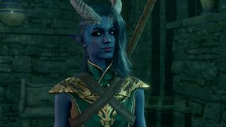 Baldur's Gate 3 Blue Tiefling