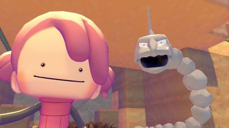 Ditto and Onix in Pokemon Pokopia