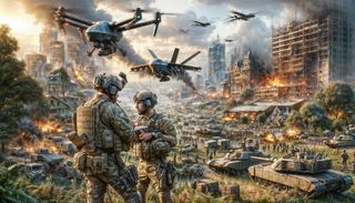 AI image of a war scene