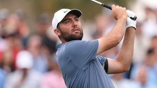 Scottie Scheffler takes a shot at The Players Championship