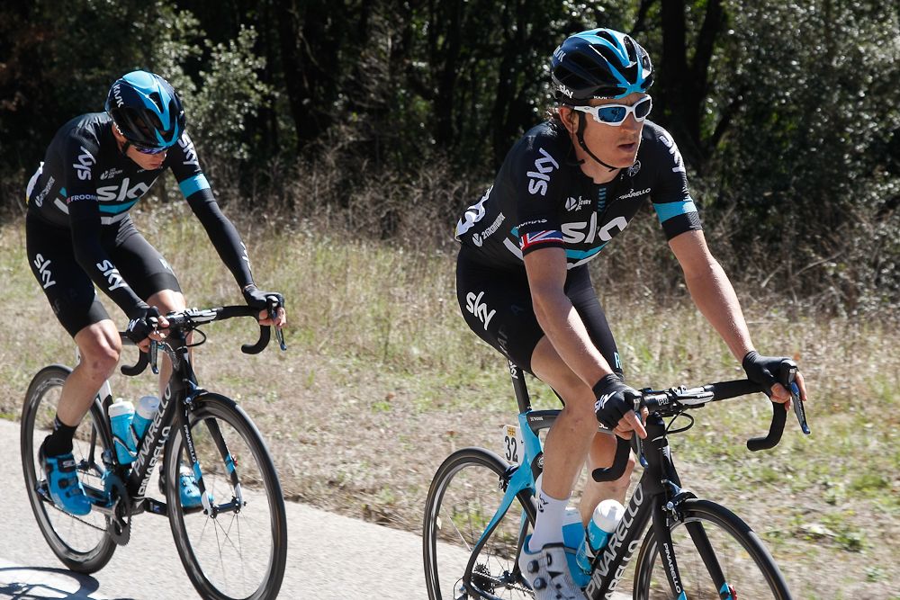 An off day for Team Sky's Geraint Thomas and Chris Froome.