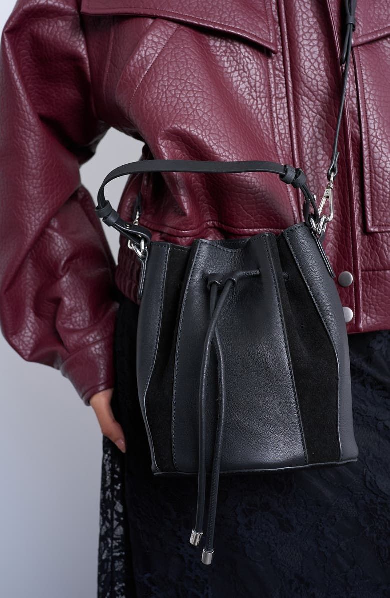 Colette Leather & Suede Bucket Bag